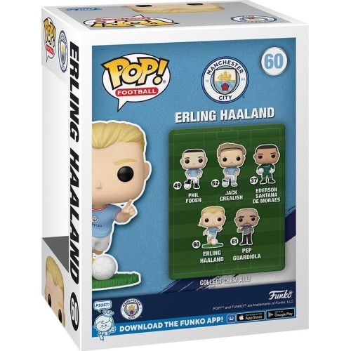 Funko pop! football: mancity - erling haaland - manchester city fc - collectable  75113 889698751131