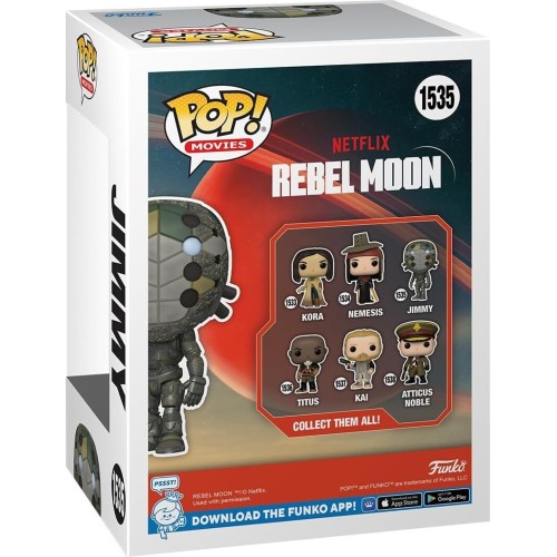 Funko Pop Movies: Rebel Moon - Jimmy 1535 Συλλεκτική Φιγούρα Βινυλίου 72625 889698726252