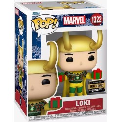 Funko marvel loki with gifts vinyl bobble-head pop! exclusive 1322 77448 889698774482