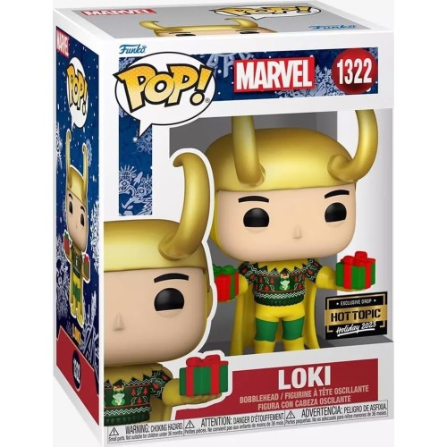 Funko Pop Marvel: Loki (With Sweater) (Metallic) (Special Edition) 1322 Bobble-Head Αποκλειστικό 1322 77448 889698774482