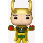 Funko marvel loki with gifts vinyl bobble-head pop! exclusive 1322 77448 889698774482