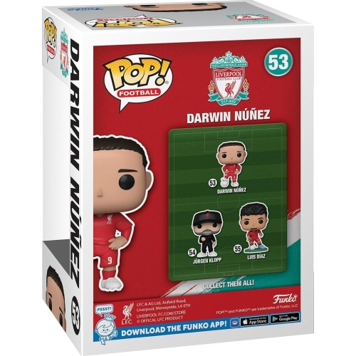 Funko Pop! Soccer: Liverpool Fc - Darwin Nunez - Collectable Vinyl Figure 73932 889698739320