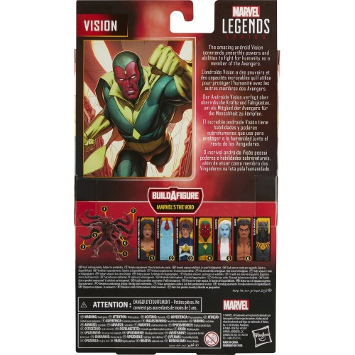 Hasbro Marvel Avengers Marvel Legends Series Vision, Comics Collectible 6-inch Action Figure F8996 / F9014 5010996196750