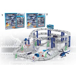 Toys-shop Choice Bo Metal Railway Truck With Vehicles - 2 Designs JB053268 6990317532681