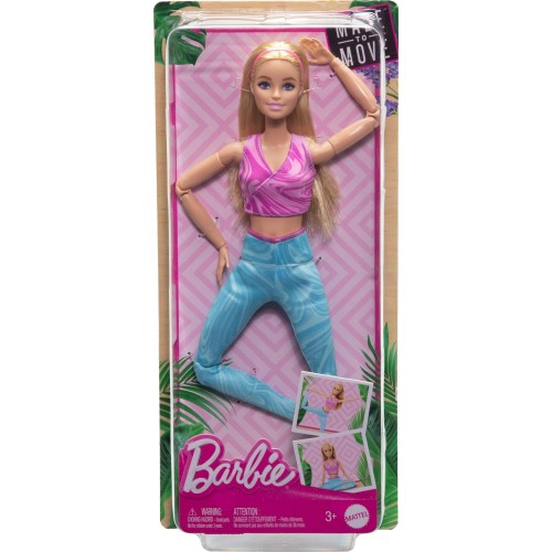 Mattel Barbie Made To Move Αμέτρητες Κινήσεις Ξανθιά HRH27 194735176854