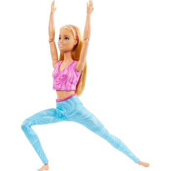 Mattel Barbie Made To Move Αμέτρητες Κινήσεις Ξανθιά HRH27 194735176854