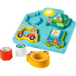 Mattel shapes and sounds vehicle puzzle HRP31 194735182701