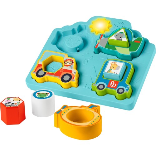 Mattel Shapes And Sounds Παζλ Οχημάτων Με Σχήματα Και Ήχους HRP31 194735182701