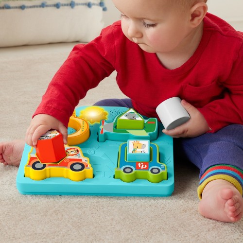 Mattel shapes and sounds vehicle puzzle HRP31 194735182701
