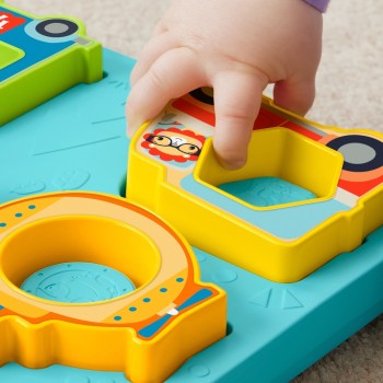 Mattel Shapes And Sounds Παζλ Οχημάτων Με Σχήματα Και Ήχους HRP31 194735182701
