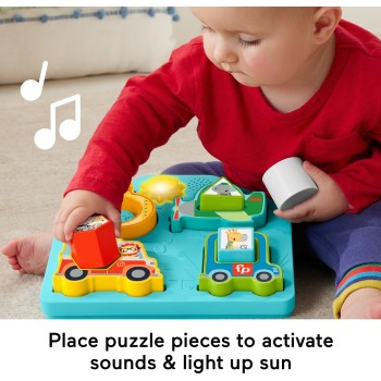 Mattel shapes and sounds vehicle puzzle HRP31 194735182701