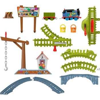 Mattel Thomas K Friends Motorized Train Set Paint Delivery HTN34 194735194643