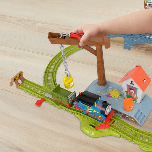 Mattel Thomas K Friends Motorized Train Set Paint Delivery HTN34 194735194643