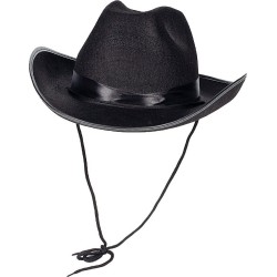 fun world Adult Cowboy Hat Black 3560 5212007595839