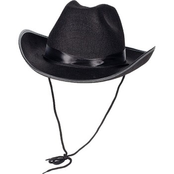 fun world Καπέλο Ενηλικών Cowboy Μαύρο 3560 5212007595839