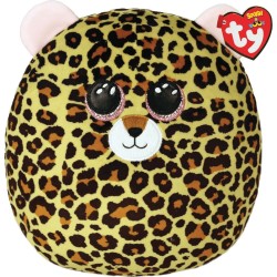 ty squishy beanies livvie λεοπάρδαλη πολύχρωμη 38εκ 1607-39221 008421392216