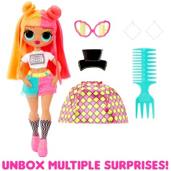 MGA Entertainment LOL Surprise OMG Neonlicious Fashion Doll 591580EUC 035051591580