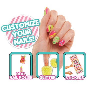 MGA Entertainment LOL Surprise OMG Sweet Nails – Pinky Pops 503842-EUC 035051503842