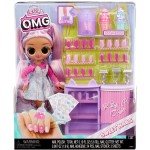 MGA Entertainment LOL Surprise OMG Sweet Nails Στούντιο Νυχιών – Κούκλα Kitty K Cafe 503859-EUC 035051503859