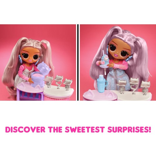 MGA Entertainment LOL Surprise OMG Sweet Nails Στούντιο Νυχιών – Κούκλα Kitty K Cafe 503859-EUC 035051503859