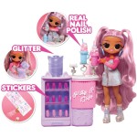 MGA Entertainment LOL Surprise OMG Sweet Nails Στούντιο Νυχιών – Κούκλα Kitty K Cafe 503859-EUC 035051503859