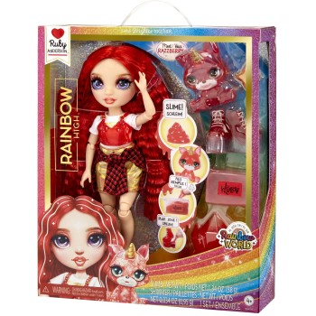MGA Entertainment Classic Rainbow Fashion Κούκλα Ruby (Red) 120179-EU 035051120179