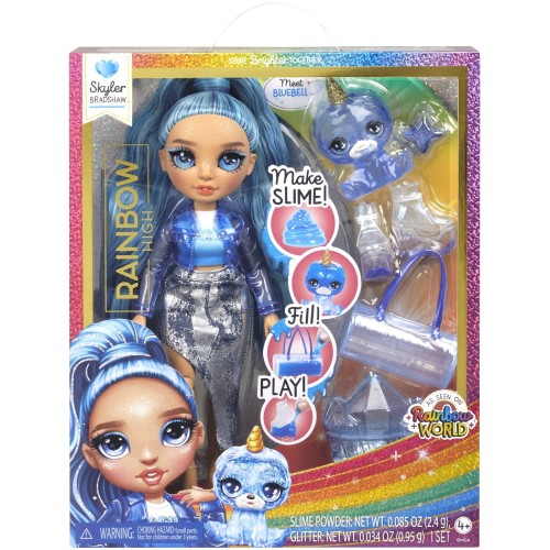 MGA Entertainment Classic Rainbow Fashion Κούκλα - Skyler (Blue) 120216-EU 035051120216