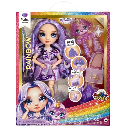 MGA Entertainment Classic Rainbow Fashion Κούκλα - Violet (Purple) 120223-EU 035051120223
