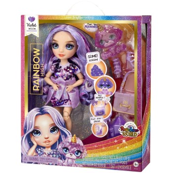 MGA Entertainment Classic Rainbow Fashion Κούκλα - Violet (Purple) 120223-EU 035051120223