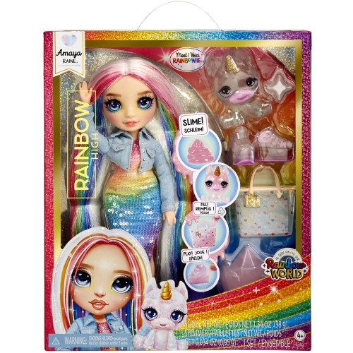 MGA Entertainment Classic Rainbow Fashion Doll- Amaya (rainbow) 120230-EU 035051120230