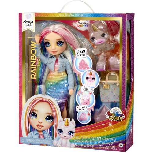 MGA Entertainment Classic Rainbow Fashion Doll- Amaya (rainbow) 120230-EU 035051120230