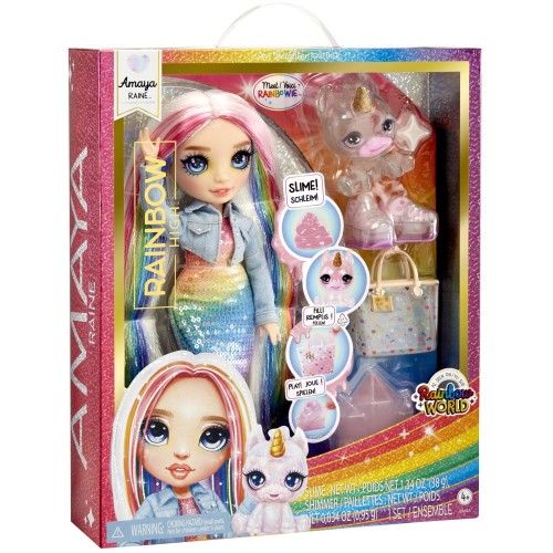 MGA Entertainment Classic Rainbow Fashion Doll- Amaya (rainbow) 120230-EU 035051120230