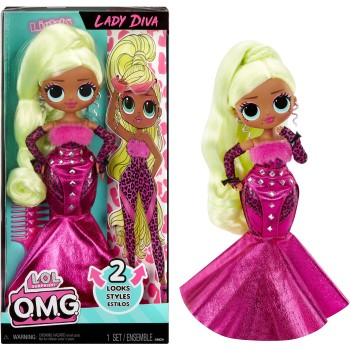 MGA Entertainment LOL Surprise OMG Lady Diva Fashion Doll 591597EUC 035051591597