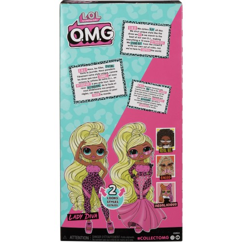 MGA Entertainment LOL Surprise OMG Lady Diva Fashion Κούκλα 591597EUC 035051591597