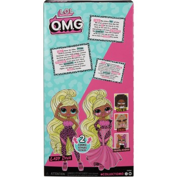 MGA Entertainment LOL Surprise OMG Lady Diva Fashion Κούκλα 591597EUC 035051591597