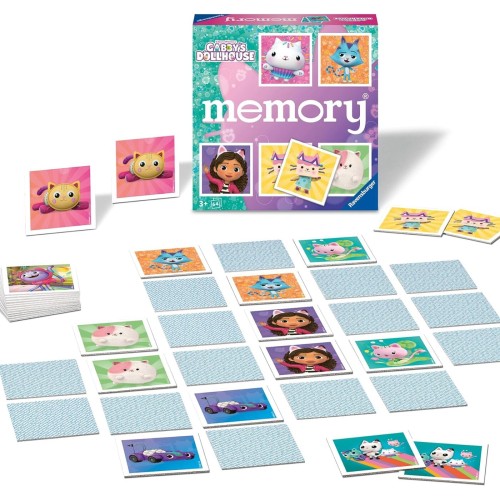 Ravensburger Επιτραπέζιο Μνήμης Memory Gabby S Dollhouse 22596 4005556225965