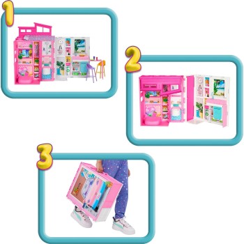 Mattel Barbie Getaway House Playset HRJ76 194735178377
