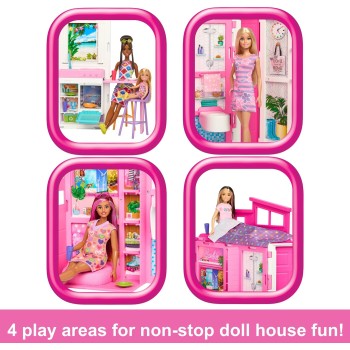 Mattel Barbie Getaway Σπιτάκι - Βαλιτσάκι HRJ76 194735178377
