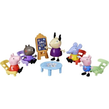 Hasbro Peppa Pig Playgroup Playset With 5 Figures And 6 Accessories, Preschool Toys F8868 5010996223296