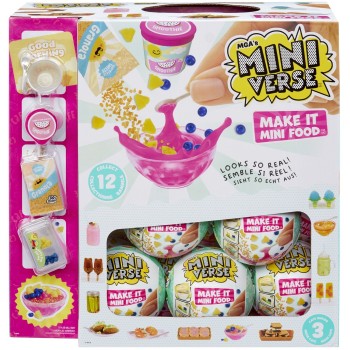 MGA Entertainment Miniverse- Make It Mini Foods: Cafe in PDQ Series 3A 505396-EUC 035051505396
