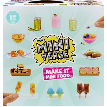 MGA Entertainment Miniverse- Make It Mini Foods: Cafe in PDQ Series 3A 505396-EUC 035051505396