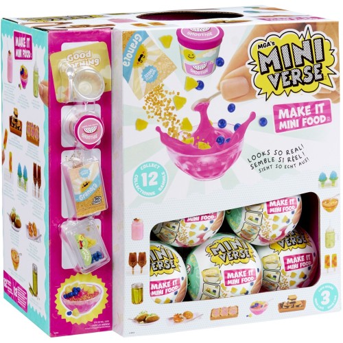 MGA Entertainment Miniverse- Make It Mini Foods: Cafe in PDQ Series 3A 505396-EUC 035051505396