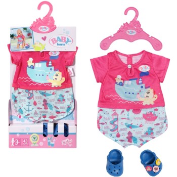 MGA Entertainment Baby Born Bath Πιτζάμα Και Παπουτσάκια 43Cm 830628-116721 4001167830628