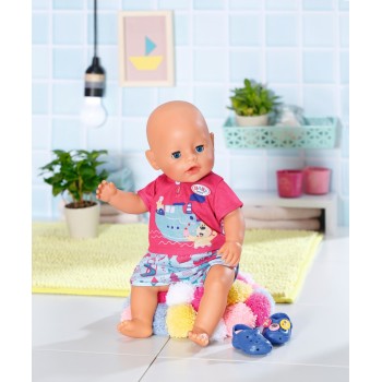 MGA Entertainment Baby Born Bath Πιτζάμα Και Παπουτσάκια 43Cm 830628-116721 4001167830628