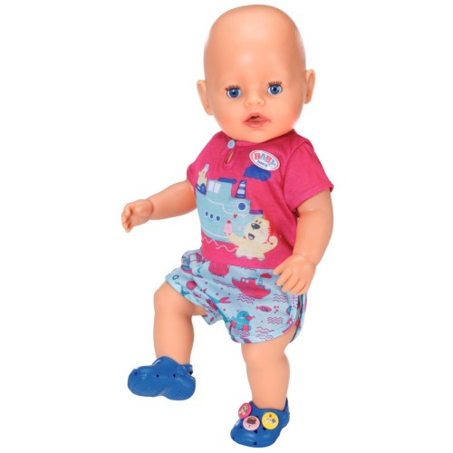 MGA Entertainment Baby Born Bath Πιτζάμα Και Παπουτσάκια 43Cm 830628-116721 4001167830628