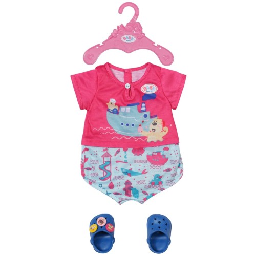 MGA Entertainment Baby Born Bath Πιτζάμα Και Παπουτσάκια 43Cm 830628-116721 4001167830628