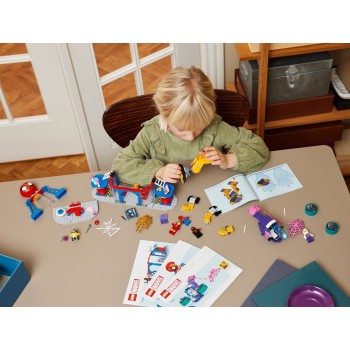 LEGO Spiderman marvel super heroes αρχηγείο ύφανσης ιστών της ομάδας σπάιντι 10794 5702017582474