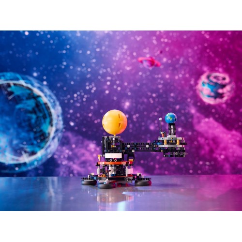LEGO Technic planet earth and moon in orbit 42179 5702017584133