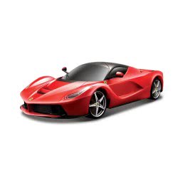 Bburago 1/24 La Ferrari 2ΧΡ. ΑΣΠΡΗ ΚΑΙ ΚΟΚΚΙΝΗ 18/26001 4893993260010