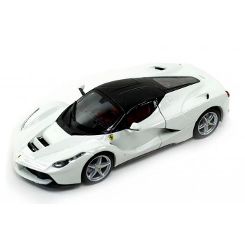 Bburago 1/24 La Ferrari 2ΧΡ. ΑΣΠΡΗ ΚΑΙ ΚΟΚΚΙΝΗ 18/26001 4893993260010